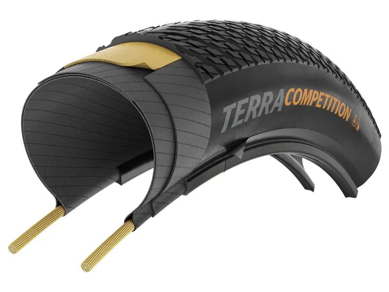 Continental Terra Competition Race Rapid Tyre in Black-2