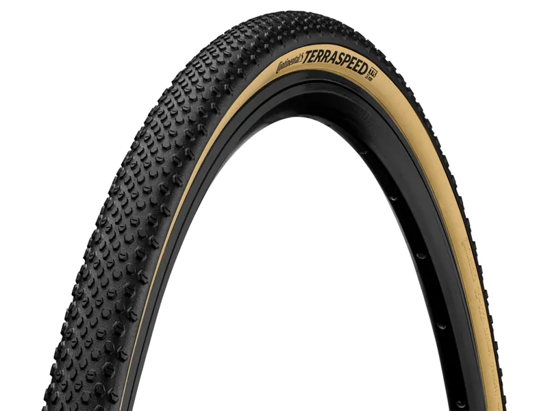 Continental Terra Speed ProTection Blackchili 700c Gravel Tyre in Black/Cream