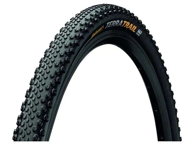 Continental Terra Trail Shieldwall Tyre - Foldable Puregrip Compound in Black