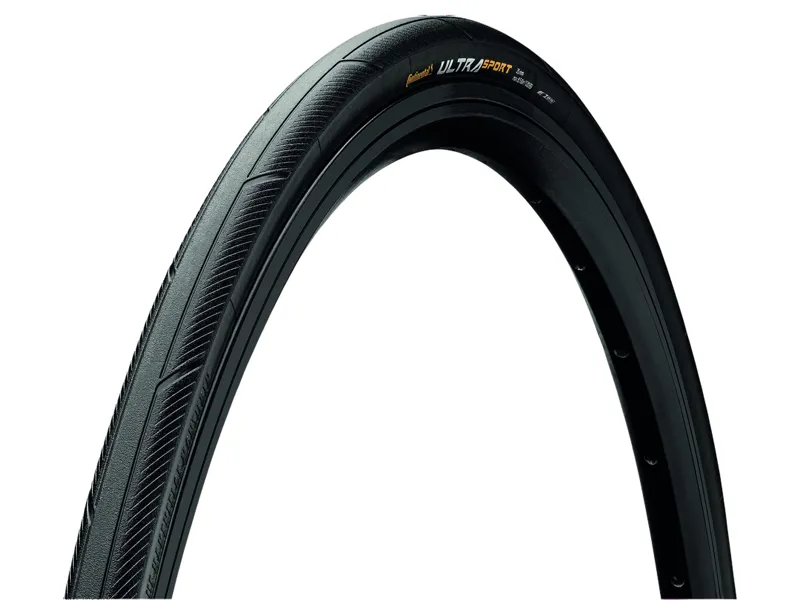 Continental Ultra Sport III 700x23C Road Tyre Foldable PureGrip Compound in Black/Black