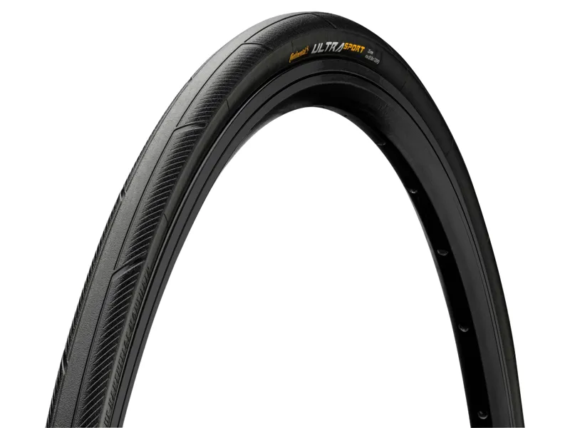 Continental Ultra Sport III Non Foldable 700 x 25c Road Tyre in Black