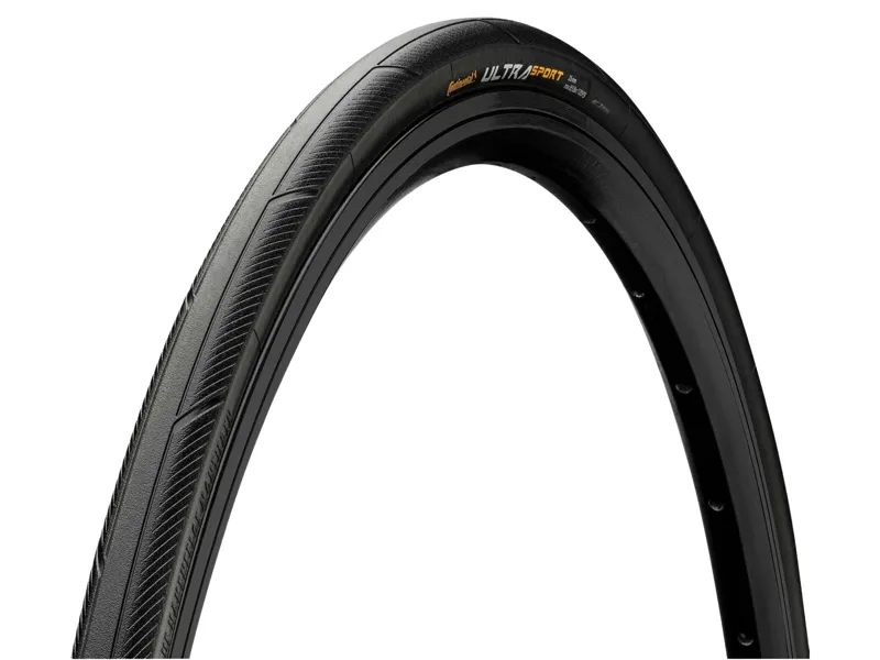 Continental Ultrasport III Folding 700c x 25 Road Tyre in Black 