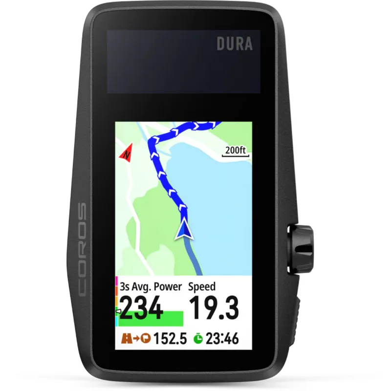 COROS DURA Solar GPS Bike Computer in Black-2