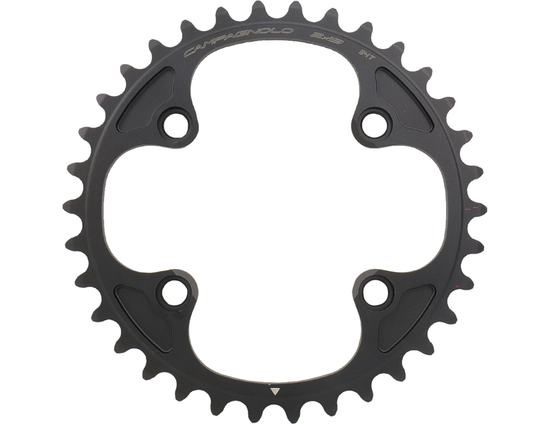 Campagnolo Super Record Wireless 13x Chainring Set in Black-2