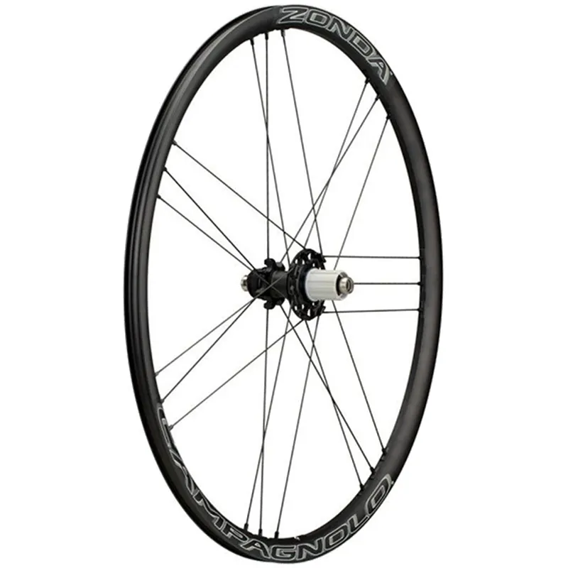 Campagnolo 700c Zonda C17 BT Disc Brake Shimano Freehub Wheelset Black-4