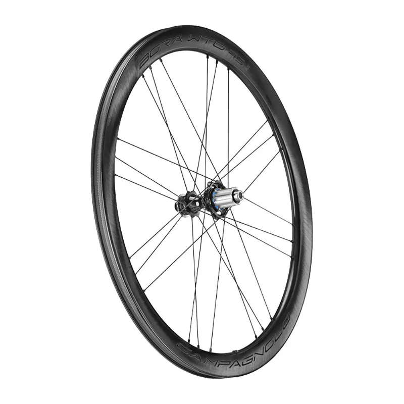 Campagnolo 700c Bora WTO 45 Disc 2-Way Tubeless Campagnolo Freehub Wheelset Dark Label-3
