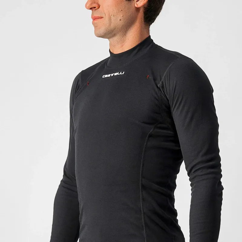 Castelli Flanders Warm Long Sleeve Base Layer in Black-2