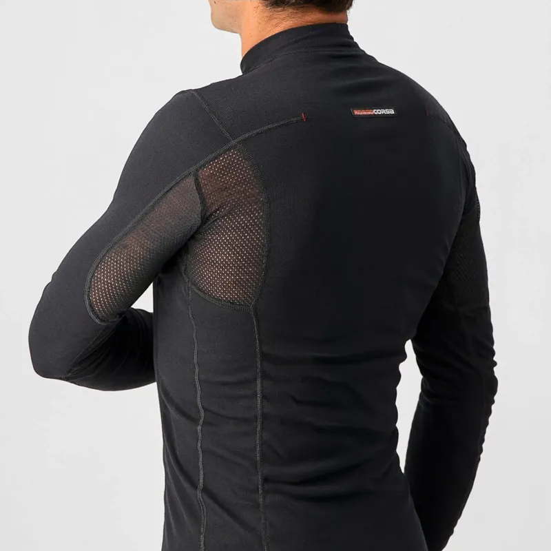 Castelli Flanders Warm Long Sleeve Base Layer in Black-3