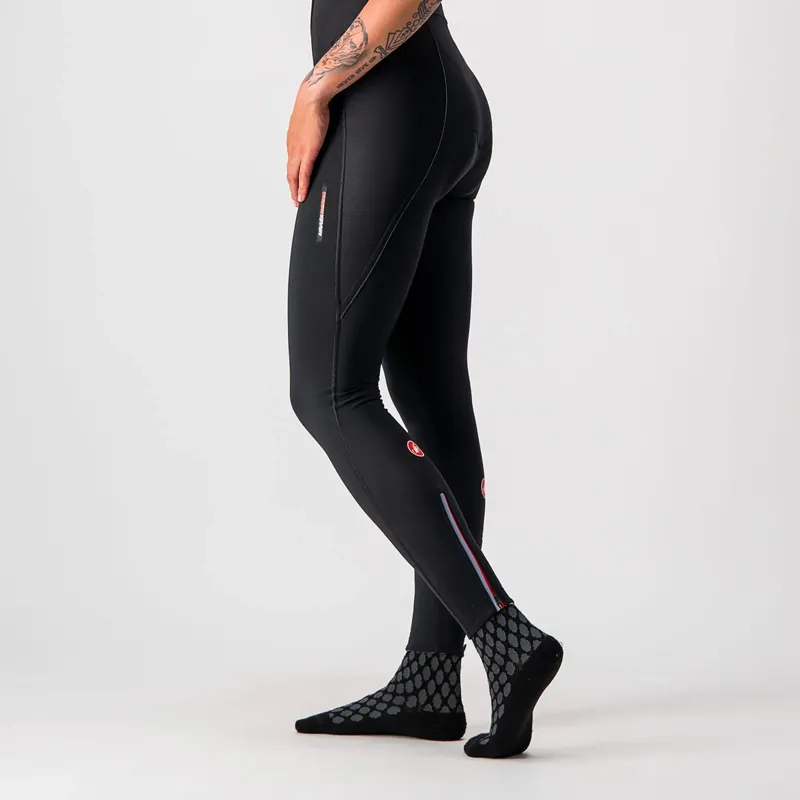 Castelli Meno Wind Women's Bib Tights in Black-4