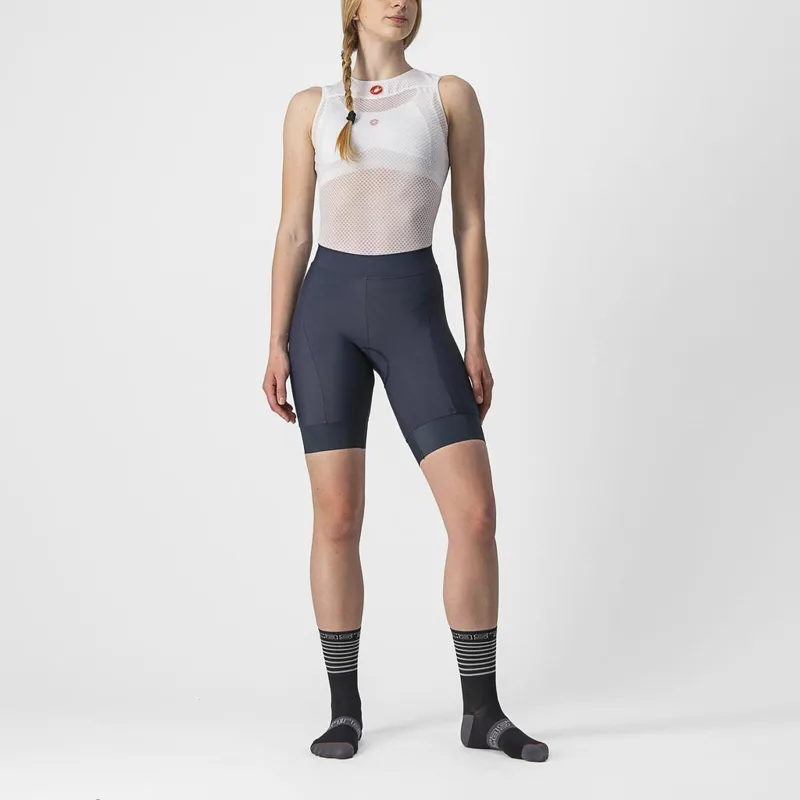 Castelli Prima Shorts in Savile Blue/Brilliant Pink