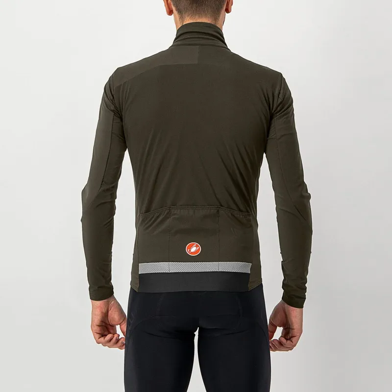 Castelli Beta RoS Jacket in Military Green/Green Tea-1