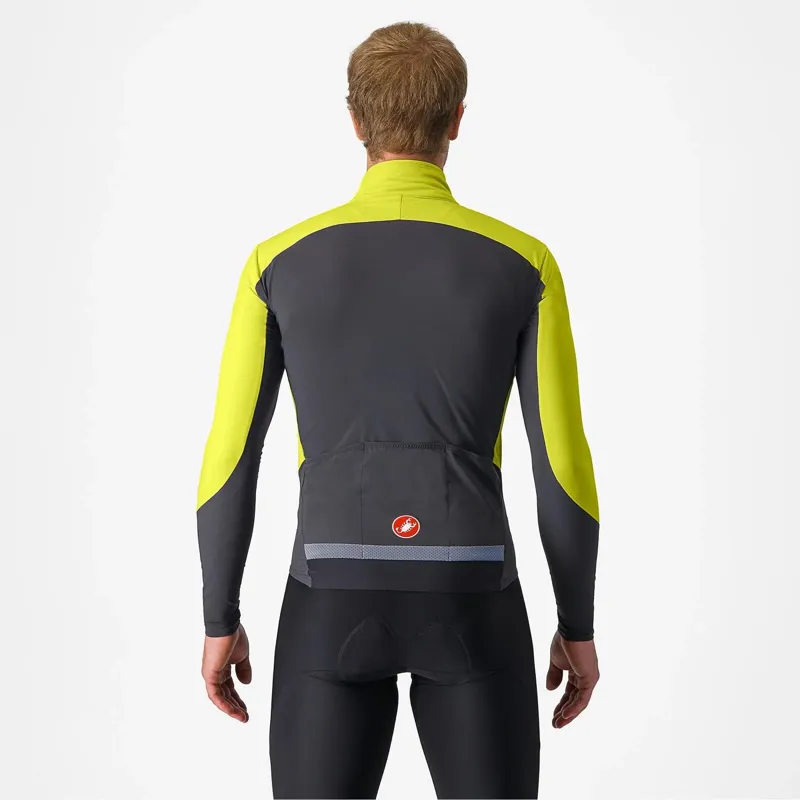 Castelli Beta RoS Jacket in Sulphur/Dark Grey-1