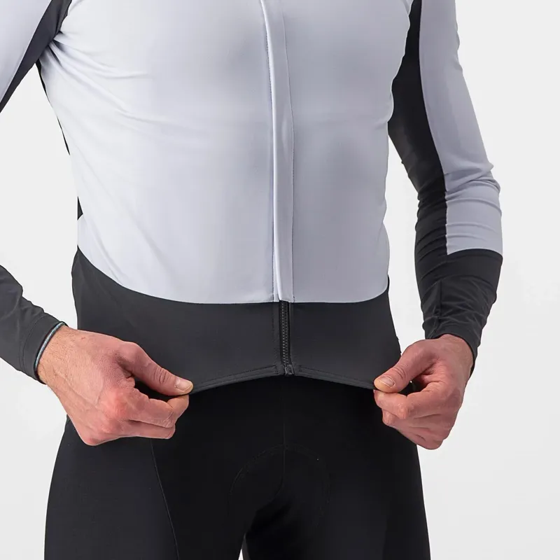 Castelli Beta RoS Jacket in Silver Grey/Dark Grey/Red-5