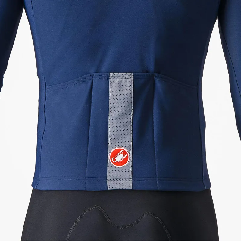 Castelli Tutto Nano RoS Long Sleeve Jersey in Belgian Blue-4