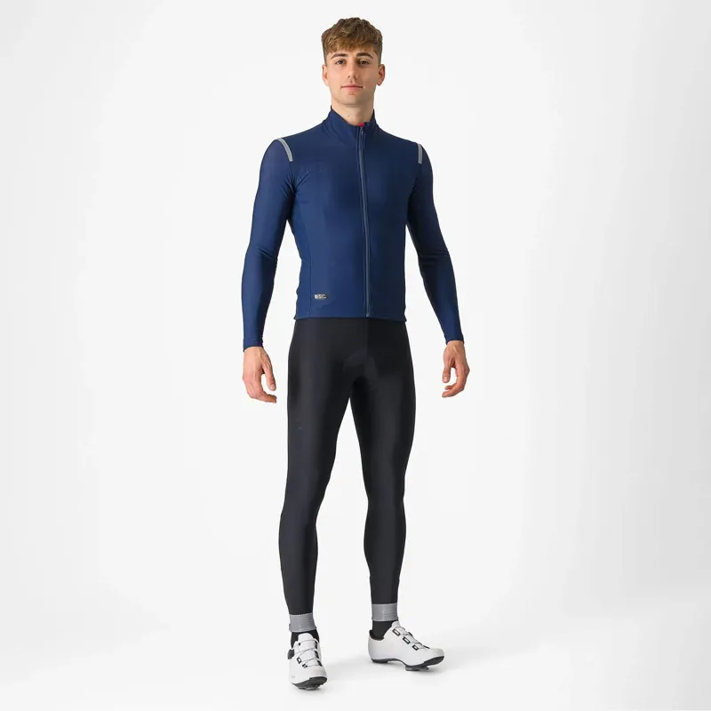 Castelli Tutto Nano RoS Long Sleeve Jersey in Belgian Blue-5