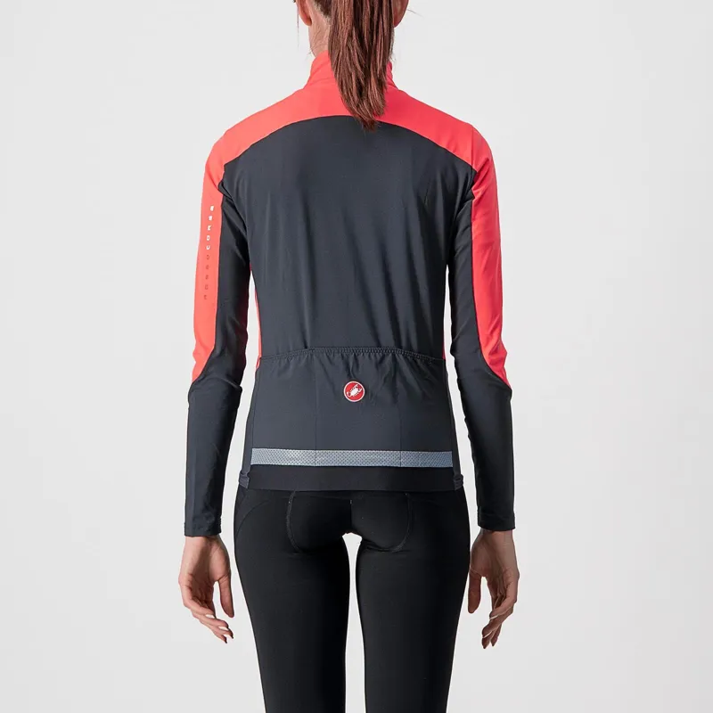 Castelli Beta Ros Women's Jacket in Pink-1