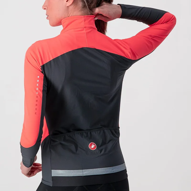 Castelli Beta Ros Women's Jacket in Pink-3