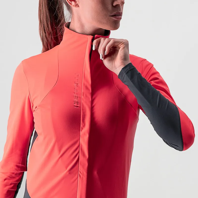 Castelli Beta Ros Women's Jacket in Pink-4