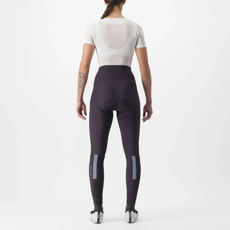 Castelli Sorpasso RoS Women's Tights in Dark Night Shade/Silver Reflex-1