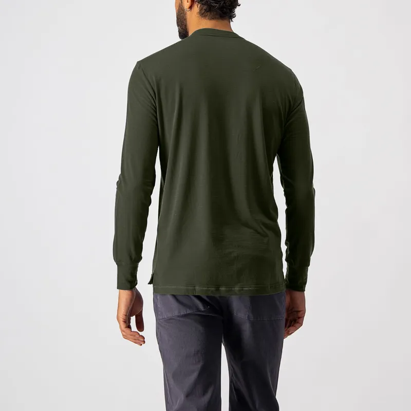 Castelli Merino Long Sleeve T-Shirt in Military Green-1