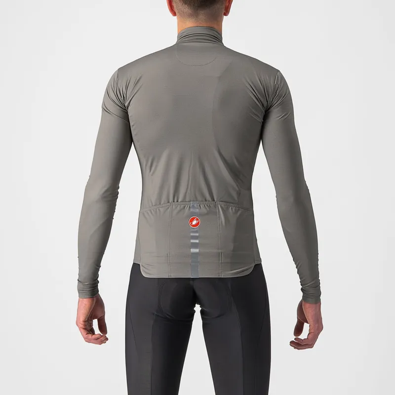 Castelli Pro Thermal Mid Long Sleeve Jersey in Nickel Grey-1