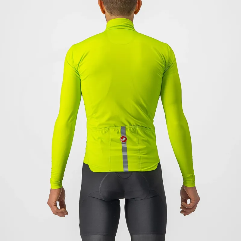 Castelli Pro Thermal Mid Long Sleeve Jersey / Electric Lime-1