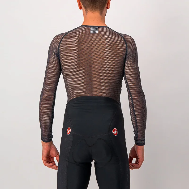 Castelli Miracolo Wool Long Sleeve Base Layer in Grey-2