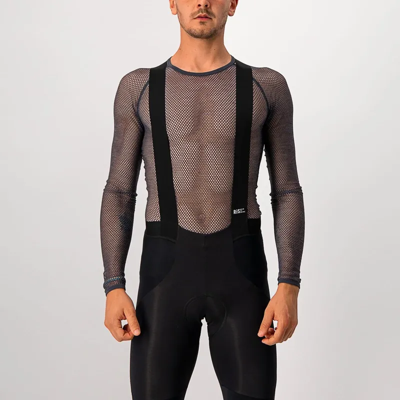 Castelli Miracolo Wool Long Sleeve Base Layer in Grey-3