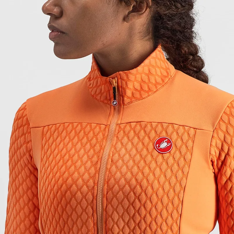 Castelli Sfida 2 Women's Long Sleeve Jersey in Melon-4