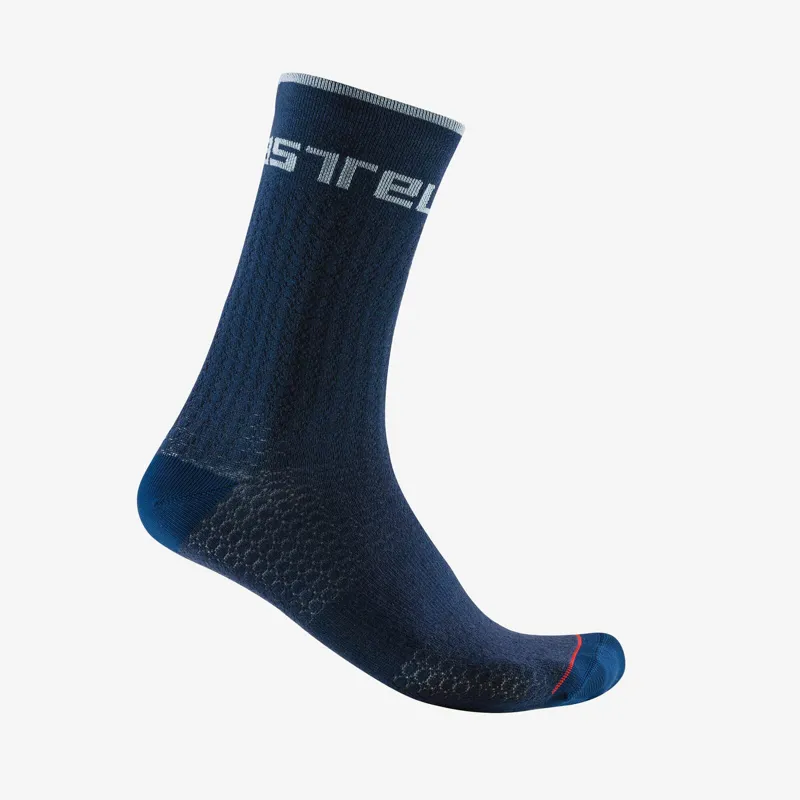 Castelli Distanza 20 Socks in Belgian Blue