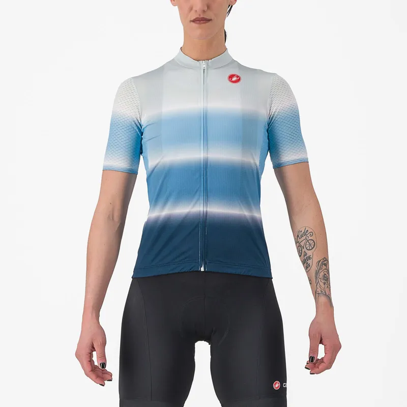 Castelli Dolce Women's Short Sleeve Jersey in Ocean Fade