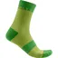 Castelli Velocissima 12 Women's Socks in Bright Lime