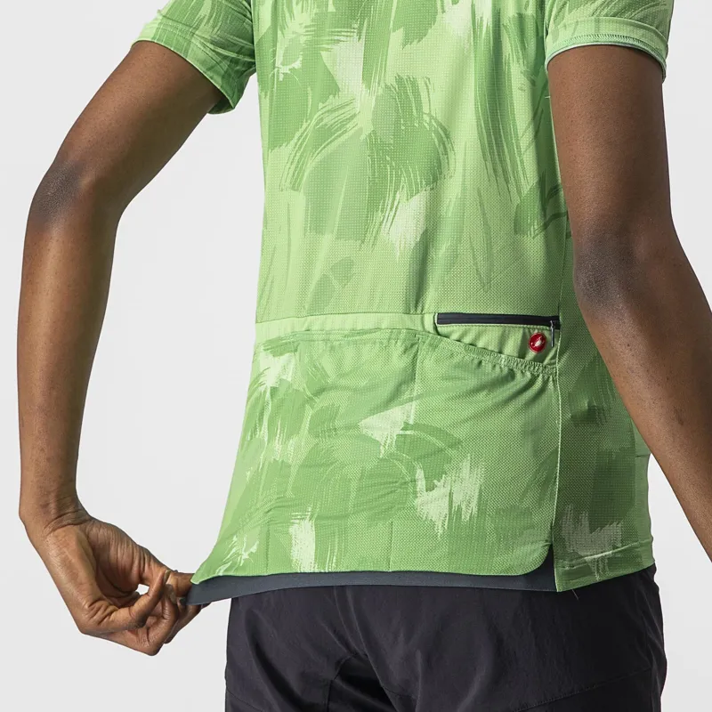 Castelli Unlimited Sentiero Women's Short Sleeve Jersey in Emerald-3