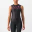 Castelli Free 2 Women's Tri Singlet in Black/Hibiscus