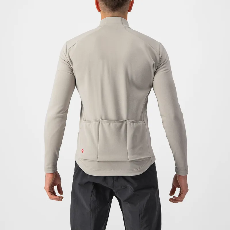 Castelli Unlimited Trail Long Sleeve Jersey in Travertine Grey/Grey-1
