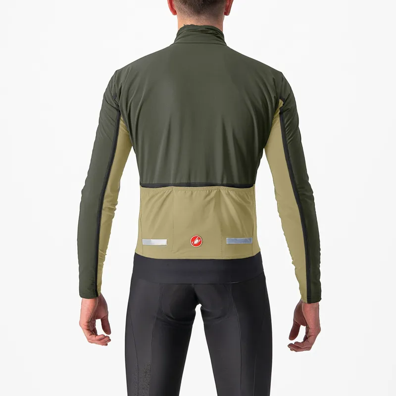 Castelli Flight Air Jacket in Green Tea/Military Green/Black-1