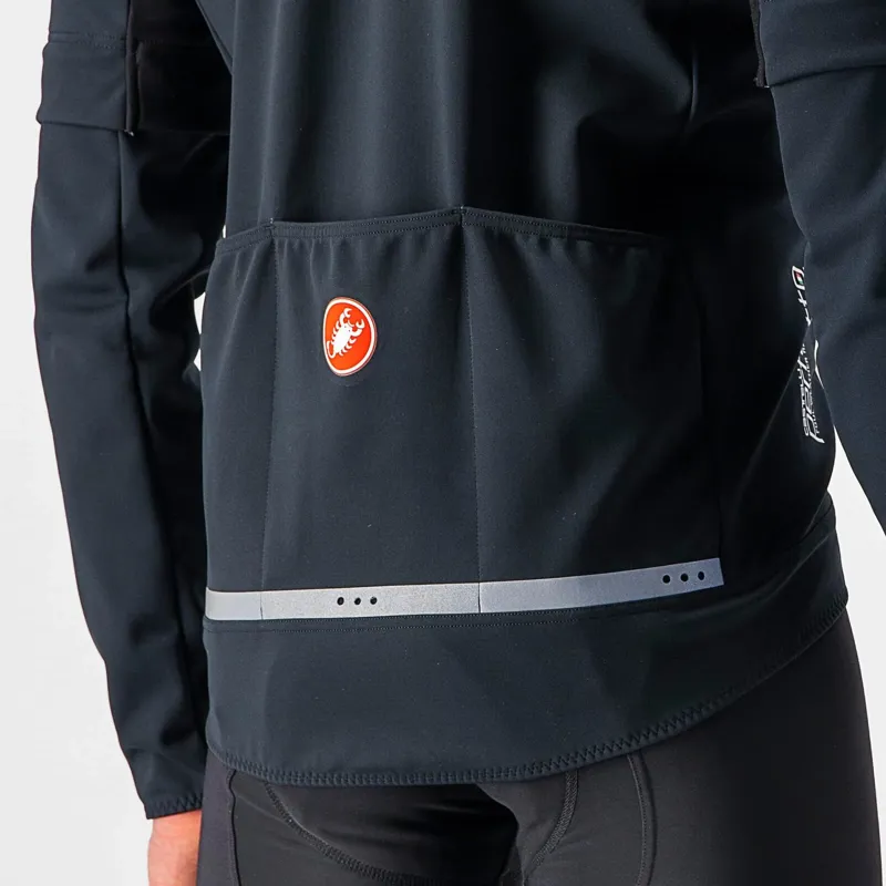 Castelli Perfetto RoS 2 Convertible Jacket in Light Black/Black Reflex-4