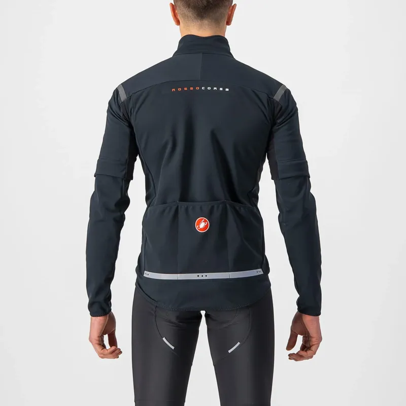 Castelli Perfetto RoS 2 Convertible Jacket in Light Black/Black Reflex-3