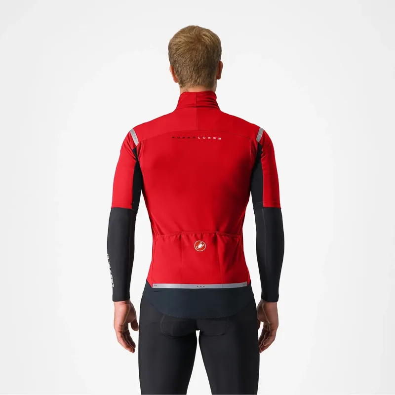 Castelli Gabba RoS 2 Short Sleeve Jersey in Rich Red/Black Reflex-1