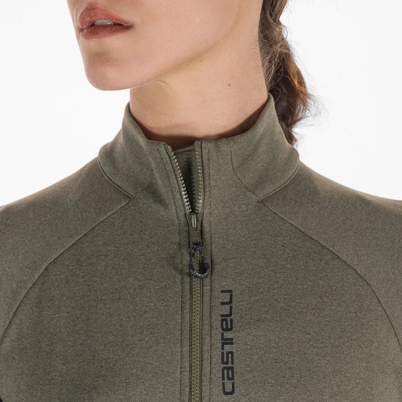 Castelli Unlimited Trail Women's Long Sleeve Jersey in Tarmac/Light Black-2