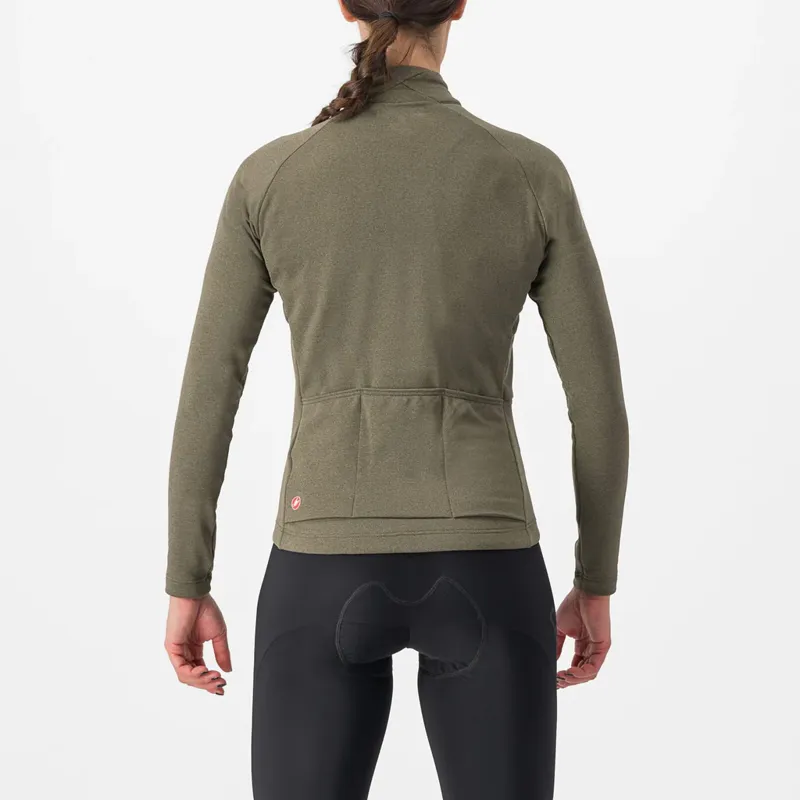 Castelli Unlimited Trail Women's Long Sleeve Jersey in Tarmac/Light Black-1