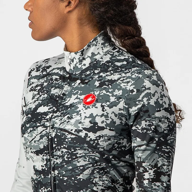 Castelli Unlimited Thermal Long Sleeve Women's Jersey in Birch Green-2