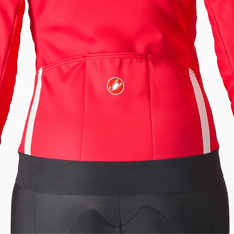 Castelli Dinamica 2 Women's Jacket in Hibiscus/White Reflex-5