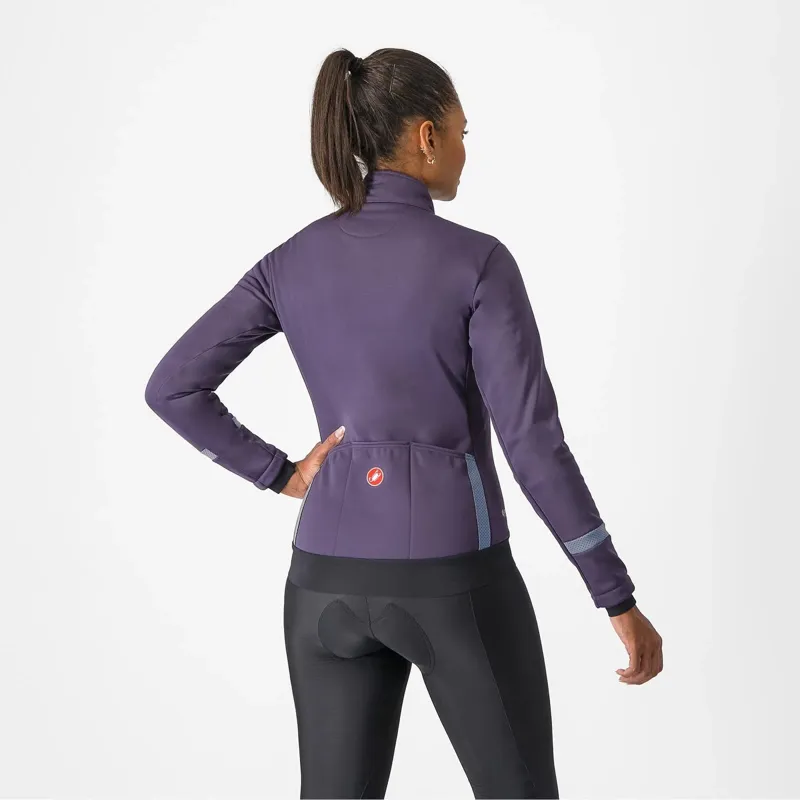 Castelli Dinamica 2 Women's Jacket in Night Shade/Silver Reflex-1