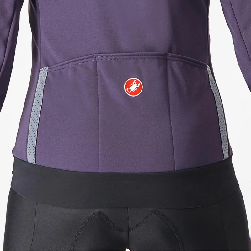 Castelli Dinamica 2 Women's Jacket in Night Shade/Silver Reflex-5