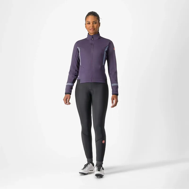 Castelli Dinamica 2 Women's Jacket in Night Shade/Silver Reflex-6