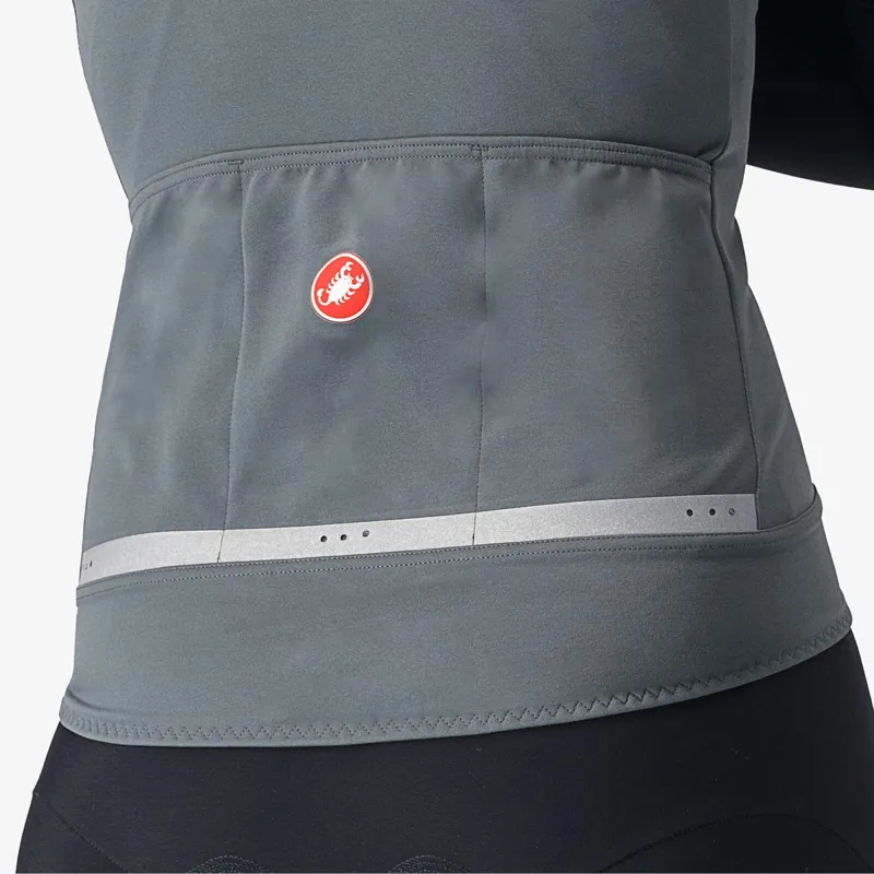  Castelli Gabba RoS 2 Women's Short Sleeve Jersey in Urban Grey/Silver Reflex-6