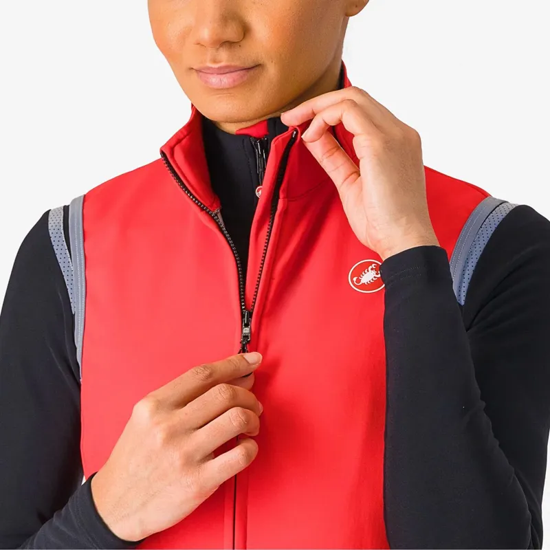 Castelli Perfetto RoS 2 Women's Vest in Hibiscus-2