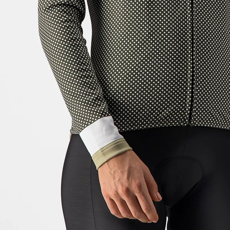 Castelli Volare Long Sleeve Women's Jersey in Green/White/Green Tea-3