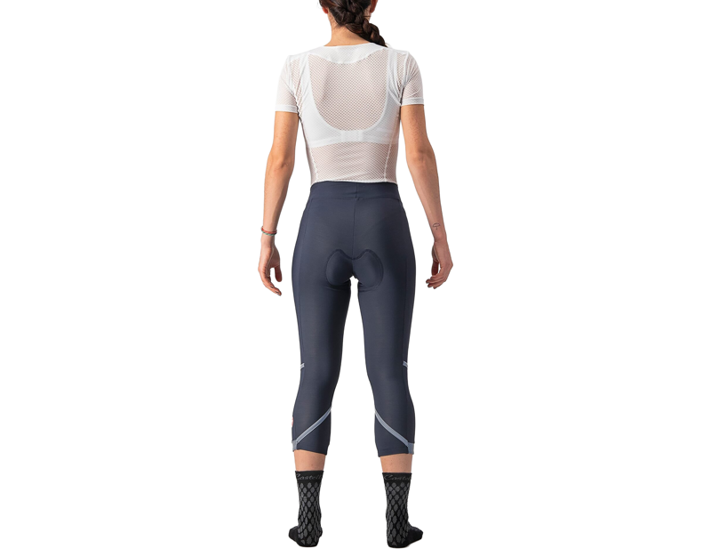 Castelli Velocissima Thermal Women's Knickers in Savile Blue/Silver/Silver Reflex-1